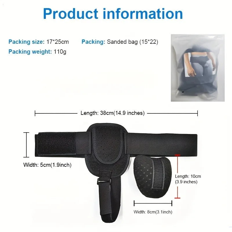 Inguinal Hernia Belt Truss Sports Hernia Support Pain Relief Recovery Strap for Surgical Recovery And Sports Injuries
