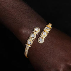 Luxury Moissanite Diamond Bracelet 925 Sterling Silver Fine for Women & Men Hip Hop Jewelry