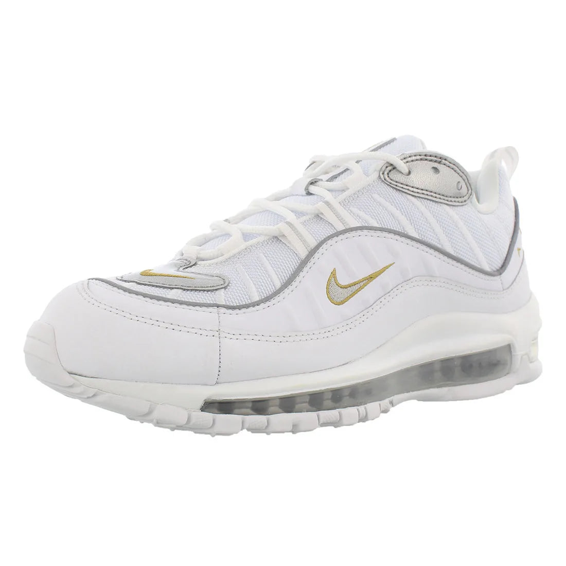 For W for Max 98 Womens Shoes Color White/Metallic Gold 100% Authentic Model MSS-CT2547100