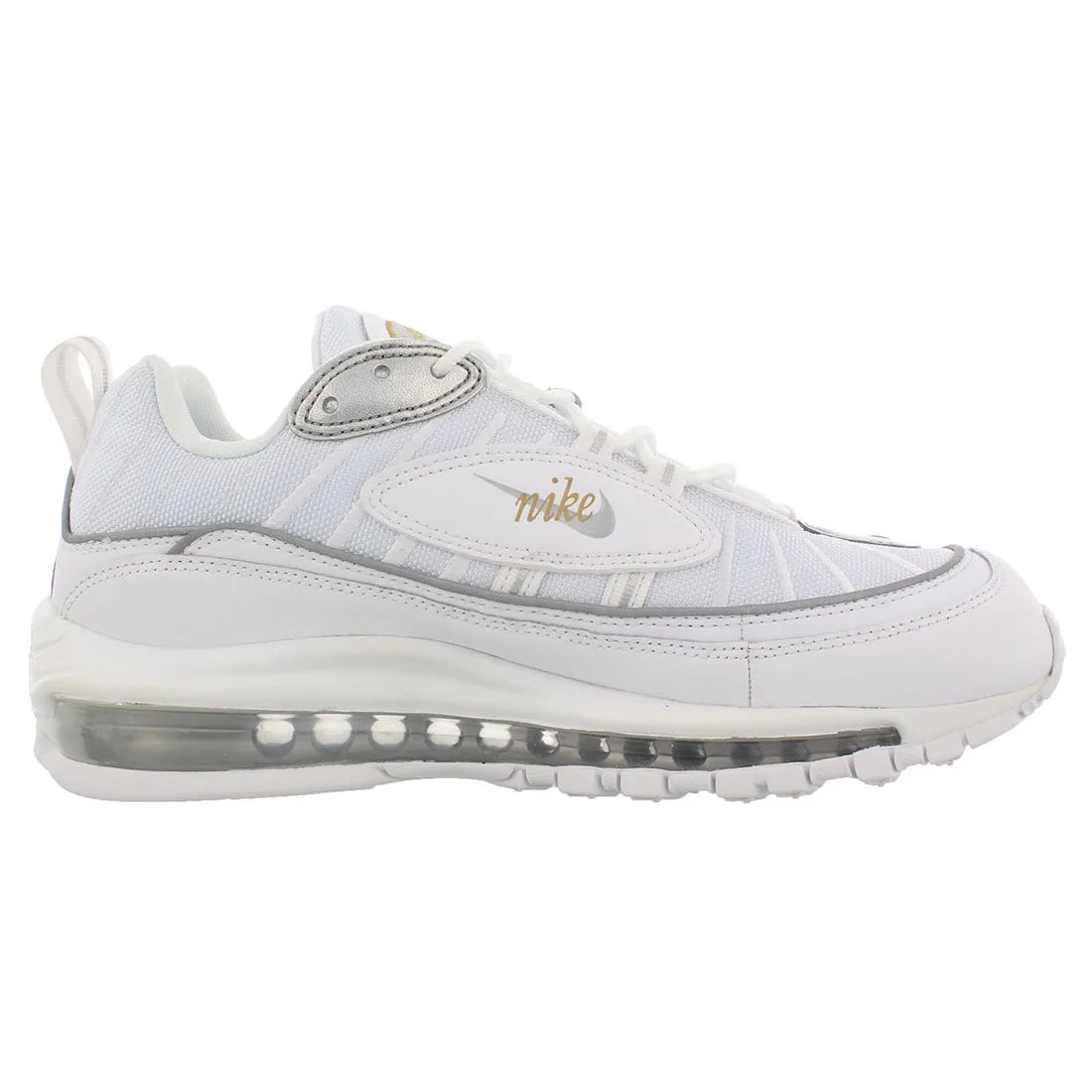 For W for Max 98 Womens Shoes Color White/Metallic Gold 100% Authentic Model MSS-CT2547100