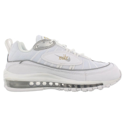 For W for Max 98 Womens Shoes Color White/Metallic Gold 100% Authentic Model MSS-CT2547100