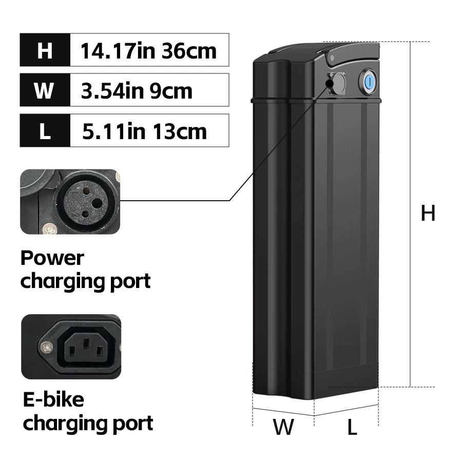 E Bike Battery Pack Assist Bicycles Safe 48v 15ah Electric Bicycle Battery for Electric Bicycle