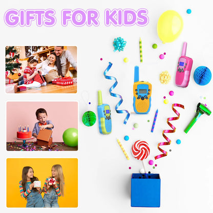 Fast 3 Day Shipping 3 Pack T388 Boy Girl Toy Birthday Gifts No License Needed Kids Mini Walkie Talkie for Outdoor Camping Hiking