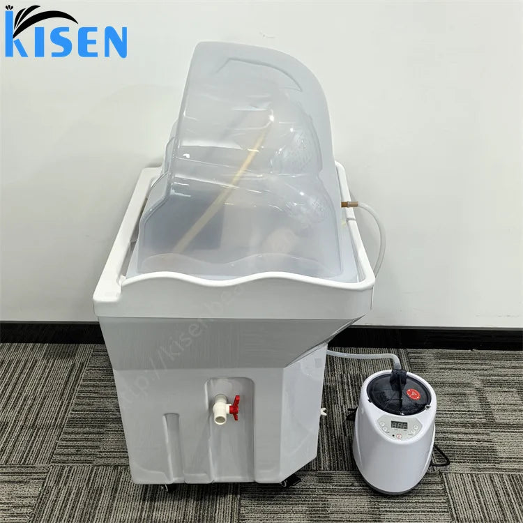 KISEN Beauty Salon Basin Hair Washing Head Spa Basin Portable Head Spa Sink Good Quality Salon Equipment Shampoo Basin for Sink