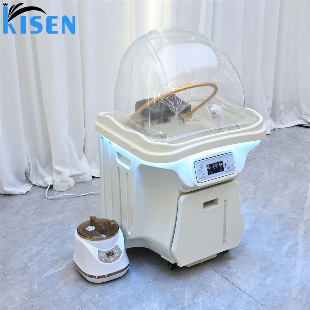 Deeply Release Pressure Portable Mobile Sink Washing White Bowl Washing Basin for Beauty Salon Shampoo Barber Shop Salon