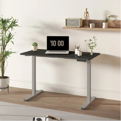 Electric Standing Desk 55 X 28 Inches Adjustable Height Home Office Computer Workstation FCJ Sit Stand up Desk