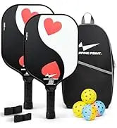 Warping Point Tina Pisnik Phoenix Pickleball Paddle UPA-A Approved Raw T700 Carbon Fiber 16MM/13.3MM Power Drive System Precise