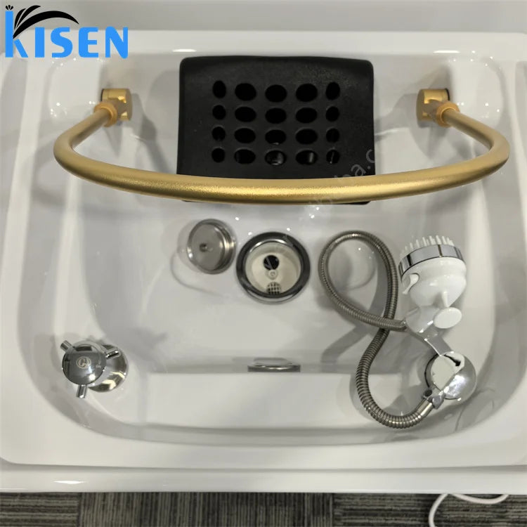 KISEN Beauty Salon Basin Hair Washing Head Spa Basin Portable Head Spa Sink Good Quality Salon Equipment Shampoo Basin for Sink