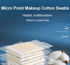 1000pcs Micro Wood Cotton Swab Eyelash Extension Tools Tatoo Microblading Cleaning Wooden Sticks Cosmetic Cotton Brush Buds Tip