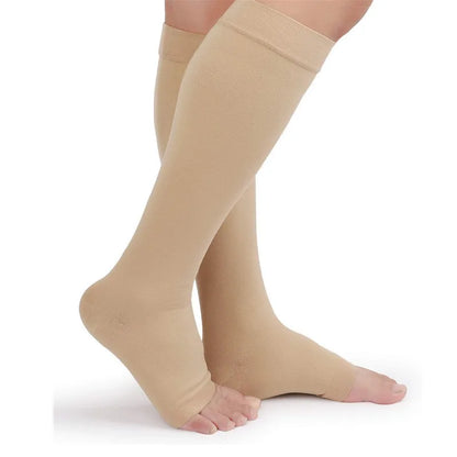 2PCS Compression Stockings Medical Grade 23-32mmHg Leg Calf Compression Socks Varicose Veins Edema Shin Splints Nursing Support