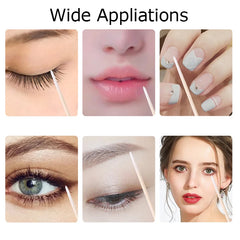 1000pcs Micro Wood Cotton Swab Eyelash Extension Tools Tatoo Microblading Cleaning Wooden Sticks Cosmetic Cotton Brush Buds Tip
