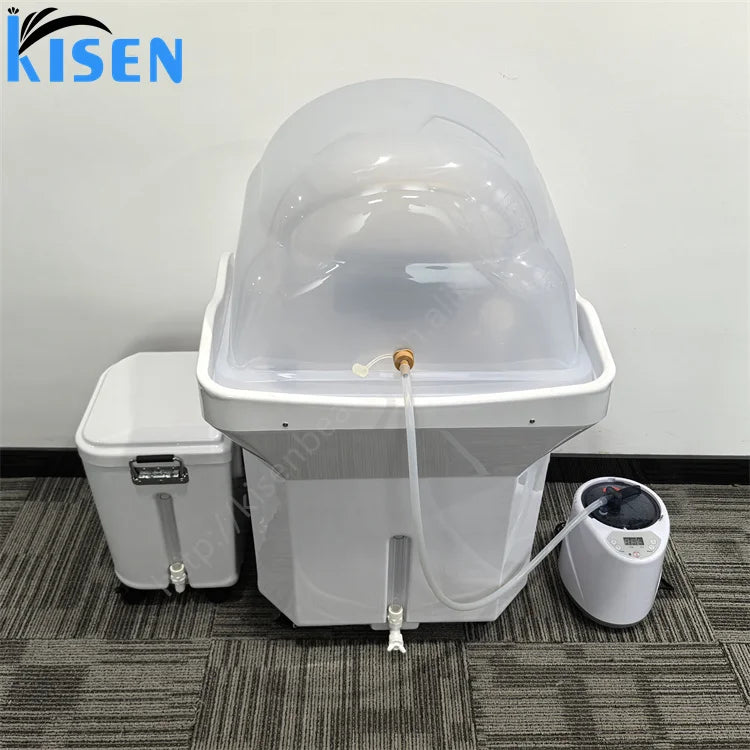 KISEN Beauty Salon Basin Hair Washing Head Spa Basin Portable Head Spa Sink Good Quality Salon Equipment Shampoo Basin for Sink