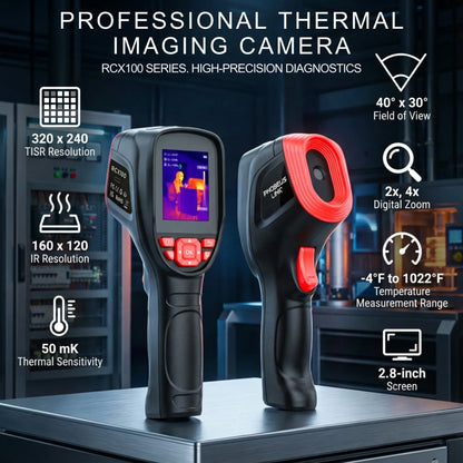 2026 Upgraded Portable Thermal Imaging Camera 320x240 High Definition Screen Rechargeable Battery Infrared Imager for Home Use