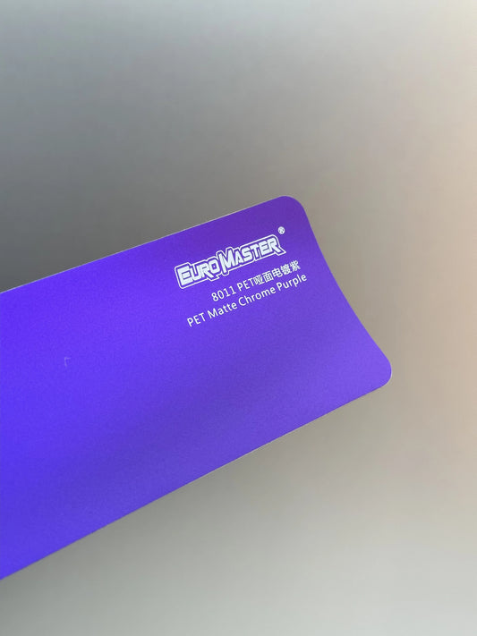 Luxury 7.5mil Pet Vinyl Film Sublimation Electroplated for Flame Purple Full Car Body Color Change Film Paint Sticker UV/IR