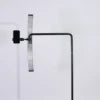Fosoto Portable Cosmetics Moon Light Lamp for Lashes Half Moon Floor Lamps Lash Bed With Mirror Stand for Beauty Eyelash Lamp