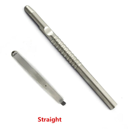 1 Pcs Dental Implant Bone Scraper Instrument Stainless Steel Tool Surgical Collector Straight and Curved for Choose
