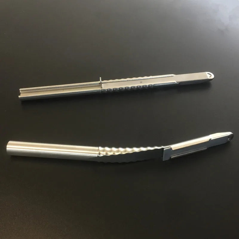 1 Pcs Dental Implant Bone Scraper Instrument Stainless Steel Tool Surgical Collector Straight and Curved for Choose