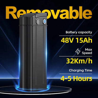 E Bike Battery Pack Assist Bicycles Safe 48v 15ah Electric Bicycle Battery for Electric Bicycle