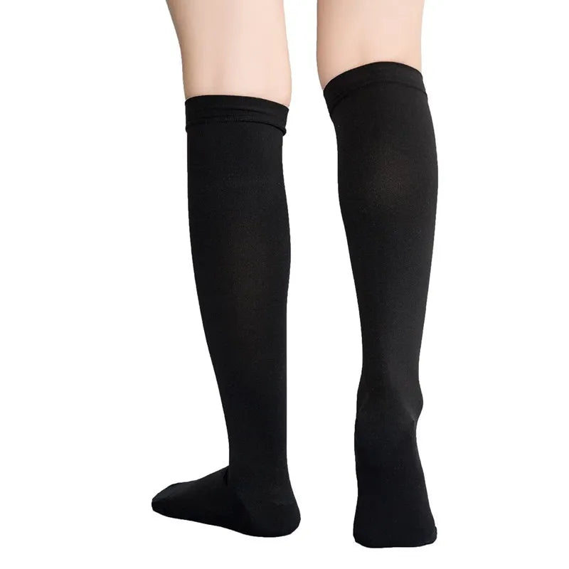 2PCS Compression Stockings Medical Grade 23-32mmHg Leg Calf Compression Socks Varicose Veins Edema Shin Splints Nursing Support