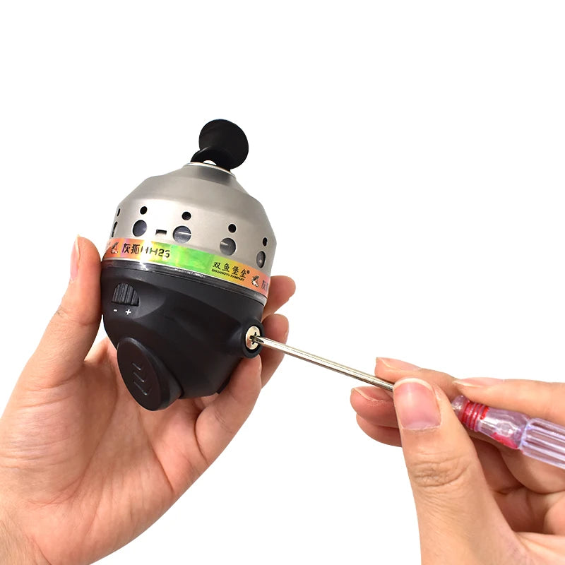 Piaoyu High Quality HH25 Metal Fishing Reel 4:3:1 Fishing Line Reel Fishing Gear Fishing Accessories Outdoor Play