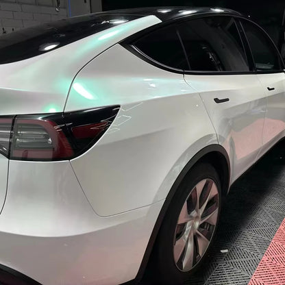 1 Manufacturer Supplies 1.52*17m 7.5mil Thick PVC Luxury Car Wrap Film White-pink-green Gradient Color-changing Self Healing