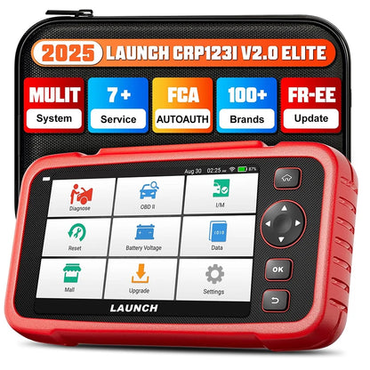 USA EU Warehouse LAUNCH X431 CRP123I V2.0 Elite Professional Automotive OBD2 Scanner CRP123X Code Reader