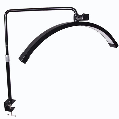 25inch Desk Lamp Clip-on Table Lash Light Moon Lamp UV Led Nail Lamp with Clamp for Nails Beauty Moon Light Lamp for Lash Tattoo