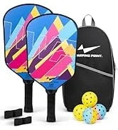 Warping Point Tina Pisnik Phoenix Pickleball Paddle UPA-A Approved Raw T700 Carbon Fiber 16MM/13.3MM Power Drive System Precise