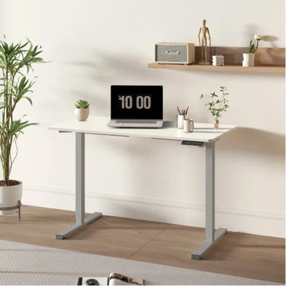 Electric Standing Desk 55 X 28 Inches Adjustable Height Home Office Computer Workstation FCJ Sit Stand up Desk