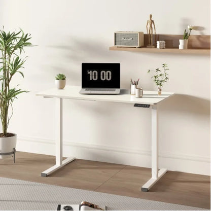 Electric Standing Desk 55 X 28 Inches Adjustable Height Home Office Computer Workstation FCJ Sit Stand up Desk