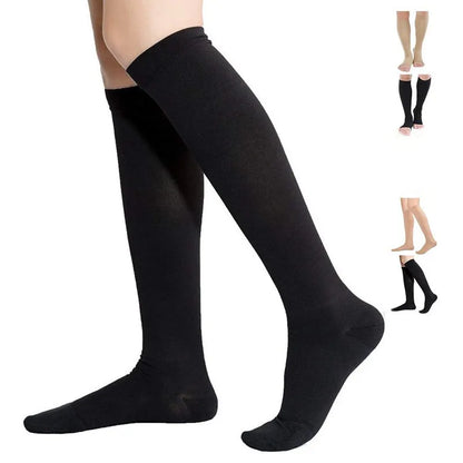 2PCS Compression Stockings Medical Grade 23-32mmHg Leg Calf Compression Socks Varicose Veins Edema Shin Splints Nursing Support