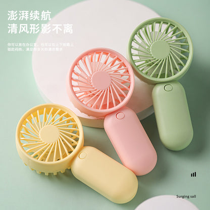 New cross-border foreign trade handheld fan portable summer usb fan dormitory desktop mini fan