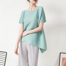 Retro Pleated Fashion Floral Suit Autumn and Winter New Miyake Elastic Top Waist Design Skirt Two-Piece Set