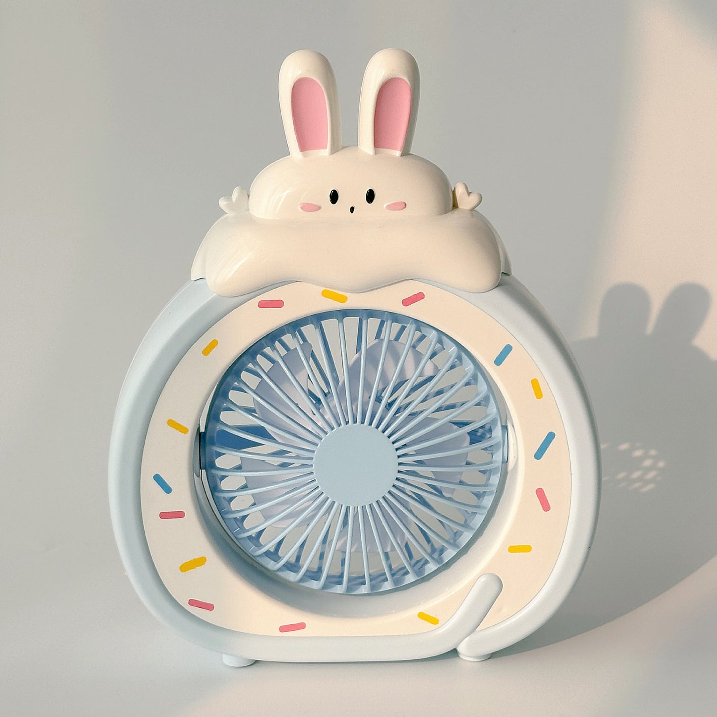 Food Toy Series Cartoon Electric Fan Summer Small Dormitory Fan USB Mini Fan Portable Handheld Fan