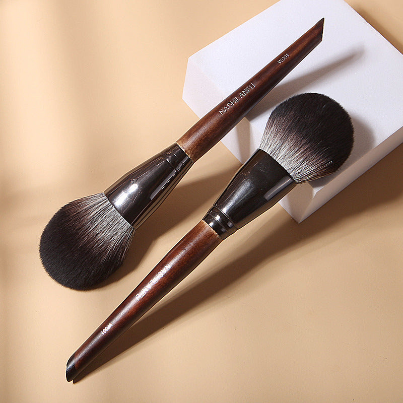 Cangzhou Powder Brush Cangzhou Makeup Brush Powder Brush Single Large Flasher Fiber Animal Hair Powder Brush