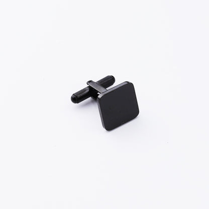 European and American Hot-Selling French-Style Stainless Steel Suit Cufflinks DIY Square Customizable Engraving Cufflinks Jewelry Accessories