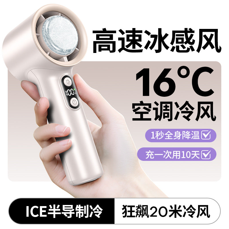 Cross-border new waist fan outdoor site lighting large capacity neck fan portable waist fan