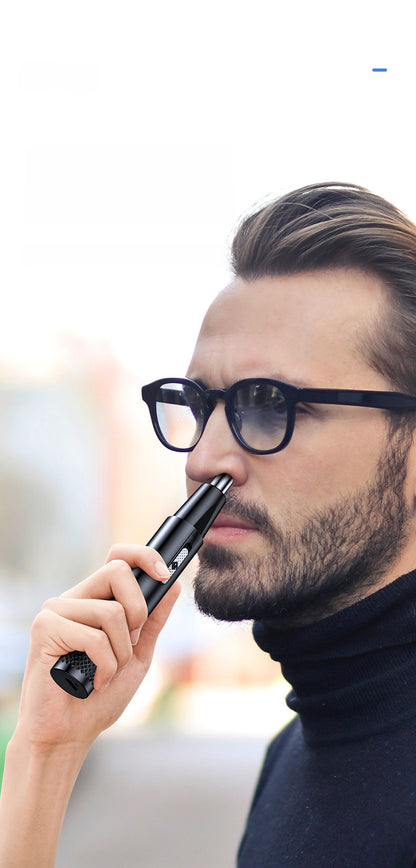 Manufacturer's New Electric Nose Hair Trimmer for Men and Women, Wholesale Two-In-One Portable Hair Removal Device