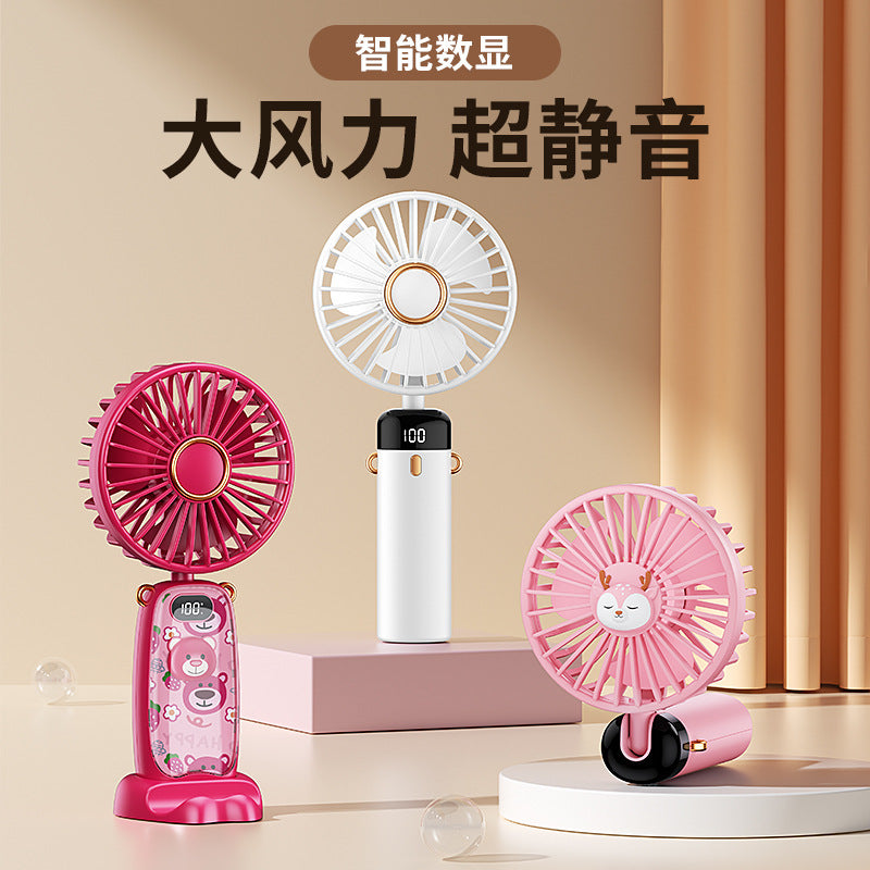 Cross-border new waist fan outdoor site lighting large capacity neck fan portable waist fan