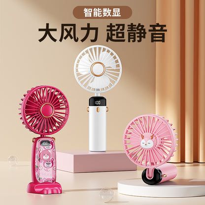Cross-border new waist fan outdoor site lighting large capacity neck fan portable waist fan