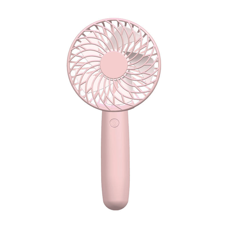 Model Aircraft Brushless Motor Handheld Fan 6-Speed High Wind Mini Fan USB Rechargeable Portable Electric Fan