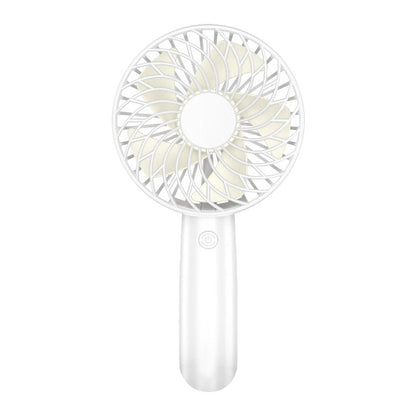 Model Aircraft Brushless Motor Handheld Fan 6-Speed High Wind Mini Fan USB Rechargeable Portable Electric Fan