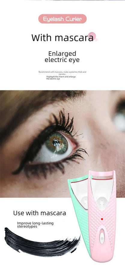 Cross-border new electric eyelash curling device electric eyelash curling device heating styling Beauty Makeup Eyelash curler beauty instrument