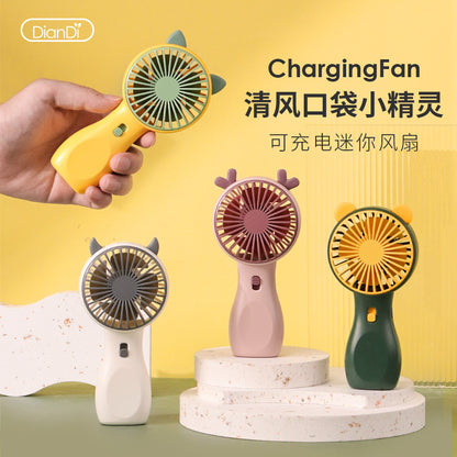 New cross-border foreign trade handheld fan portable summer usb fan dormitory desktop mini fan