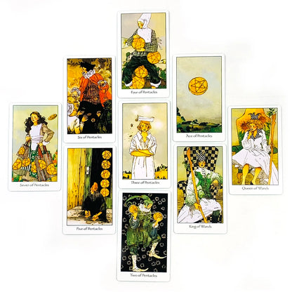 Tarot Cards A Traditional Tarot Cards With Contemporary Artistic Oracle Card Game For Divination, Meditation & Party Games