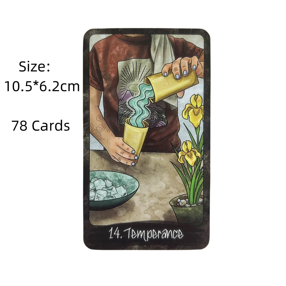 Out Of Hand Tarot Deck A 78 Tarot cards Art Unique Divination Board Games Taro Playing Full English Mysterious