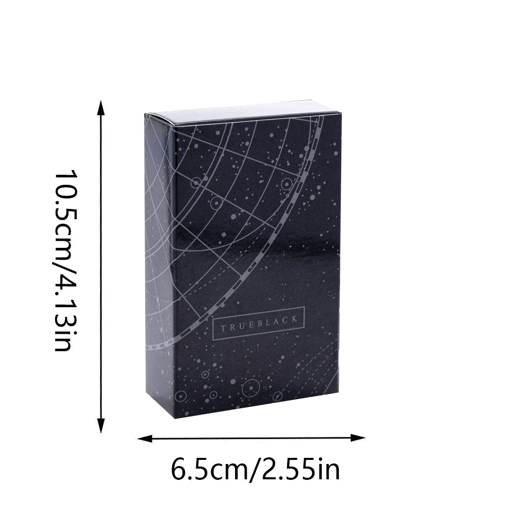 True Black Tarot Cards 78 Cards Set Divination Game Gift Board Table Game Oracles and Divination