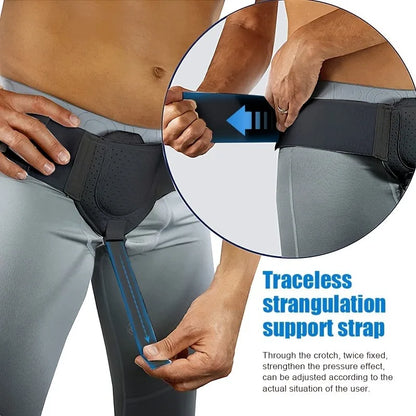 Inguinal Hernia Belt Truss Sports Hernia Support Pain Relief Recovery Strap for Surgical Recovery And Sports Injuries