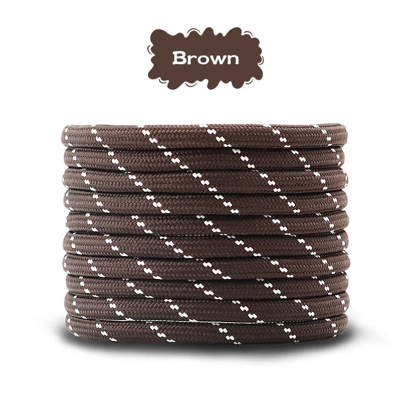 5mm thick Round Shoelace Outdoor Sports Laces Sneaker basketball Shoe Laces length 100/120/140/160cm Shoe accessories 1Pair
