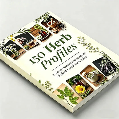 Herbal Medicine Book 150 Herb Profiles Natural Remedies Guide Medicinal Plants Encyclopedia Home Healing Reference Book
